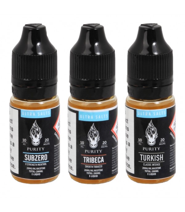 Purity Salts - Turkish Tobacco 10ml Nic Salt E-Liquid