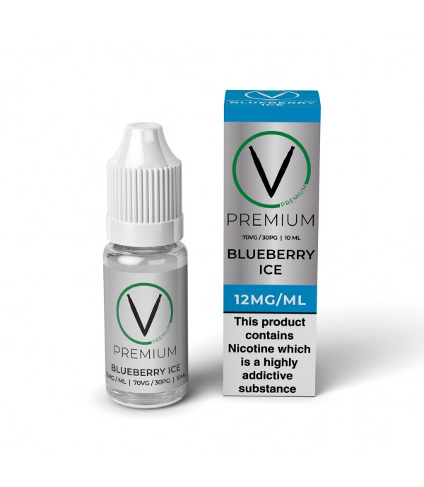 V Premium High VG - Blueberry Ice E-Liquid (10ml)